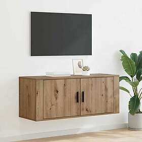 vidaXL 881154 Rangement TV mural Chêne Artisan 100 x 34,5 x 40 cm