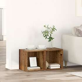 vidaXL 875087 TV-benkesett 2 stk 37 x 35 x 37,5 cm