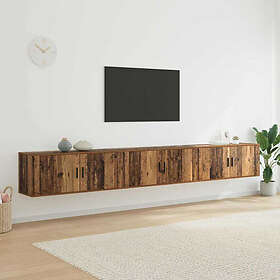 vidaXL 3415568 TV-byrå Set 3 st 100x34,5x40cm
