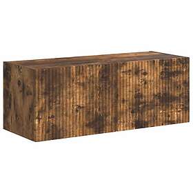 vidaXL 3409065 TV Bench Set Wall Mounted 6 pcs Smoked Oak Engineered Wood