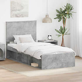 vidaXL Sängram 3409393 100x200cm