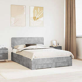 vidaXL Sängram 3412376 140x190cm
