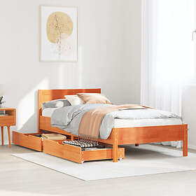 vidaXL Sängram Sengeramme 3301775 75x190cm