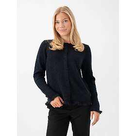 Selected Lulu Frill Langermet Strikket Cardigan (Dame)
