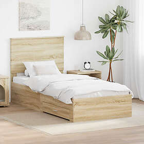 vidaXL Sonoma Sängram 3409714 75x190cm