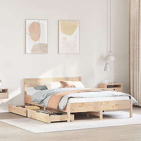 vidaXL Sängram Sängram 3301764 135x190cm