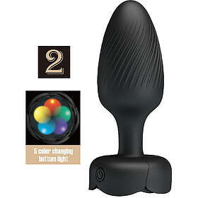Pretty Love Varian 2 Vibrating Butt Plug with Color LED