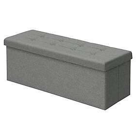 Woltu Förvaringsbänk 110cm Linne SH11hgr-1