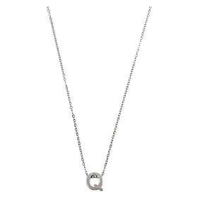 Timi Of Sweden Viola Brev Halskjede Rustfritt Stål Sølv Q