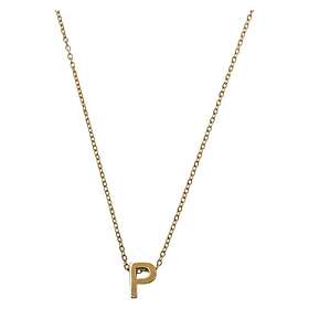 Timi Of Sweden Viola Letter Halskjede Rustfritt Stål Gull P