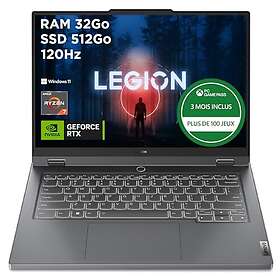 Lenovo Legion Slim 5 82Y50003FR 14.5" Ryzen 7 7840HS 16 Go RAM 512 Go SSD RTX 40