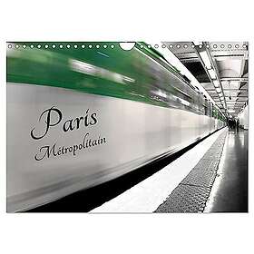Calvendo Paris Métropolitain Väggkalender 2026 A4