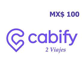 Cabify 2 Viajes MX$100 Gift Card MX