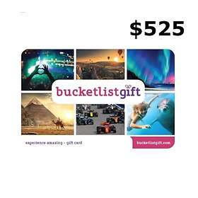 BucketlistGift USD 525 Gift Card