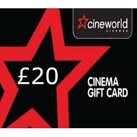 Cineworld Cinema Gift Card £20