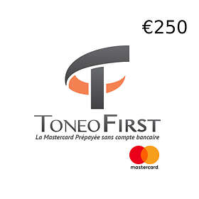 Toneo First Mastercard EUR 250 Gift Card