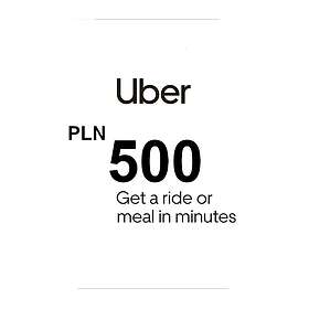 Uber PLN 500 Gift Card