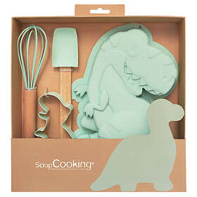 ScrapCooking Dinosaurie Kakformar Set 4-pack 1134