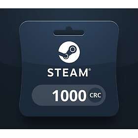 Steam Wallet CRC 1000 Gift Card CR