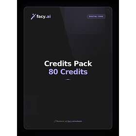 Facy.Ai 80 Credits Pack Gift Card