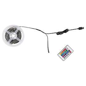 Clas Ohlson LED-stripe RGB 16 Farger 5 V USB 2 m