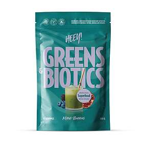 Heey! Superfood Greens & Biotics Blandede Bær 300 g