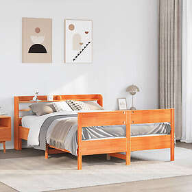vidaXL Sängram 3306944 135x190cm