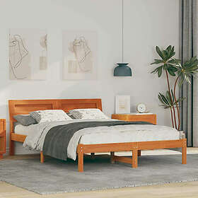 vidaXL Sängram med huvudgavel Sengeramme 872784 140x190cm