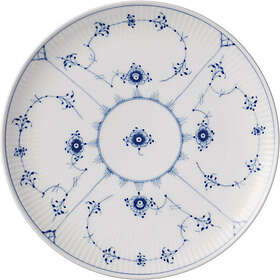 Royal Copenhagen Musselmalet Riflet Tallerken 23cm