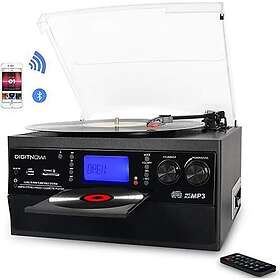 DIGITNOW! Platine Vinyle Bluetooth USB SD CD K7 Radio