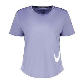 Nike Dri-FIT Tempo Swoosh Run Kortärmad Topp (Dam)