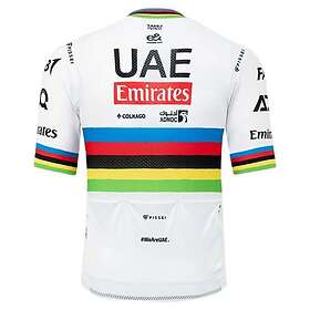Pissei Replica World Champion Tadej Pogacar 2024 Uae Team Emirates Kortärmad Tröja (Herr)