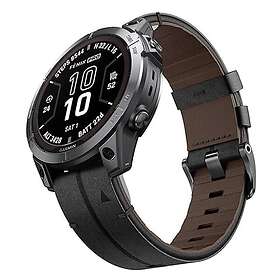 INF Läderarmband 26mm för Garmin Fenix 8/7X/6X/5X 51mm