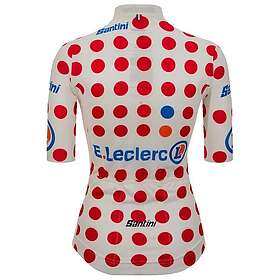 Santini Tour De France Avec Zwift Polka Dot 2025 Kortärmad Jersey (Dam)