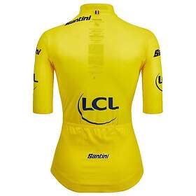 Santini Tour De France Avec Zwift Yellow 2025 Kortärmad Jersey (Dam)