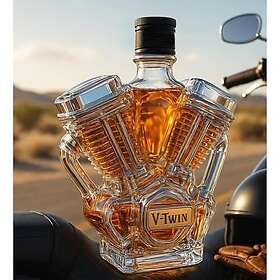 YDZYFFS V-Twin Motorcykel Whisky Karaff 30cl