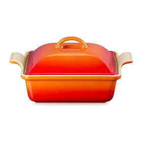 Le Creuset Heritage Keramik Firkantet Gryderet 23cm 2.4L