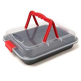 MGE Rektangulär Bakform med Lock 36x23cm localization_B085QNL4S5