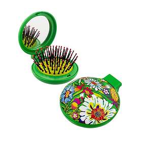 Pylones RETROPRT Brosse à Cheveux Avec Fleurs Vert