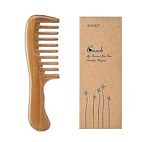 EQLEF Sandalwood Wide Tooth Comb
