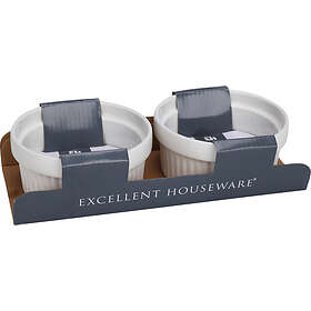 Excellent Houseware Plat à gratin 11cm 2-pack