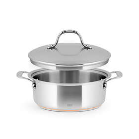 H&H Stainless Steel Round Casserole Dish 26cm