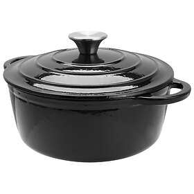 Sunnex Cast Iron Round Casserole Dish 24cm 3.5L