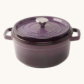 AEspares Ferro Cast Iron Casserole 24cm 3.4L
