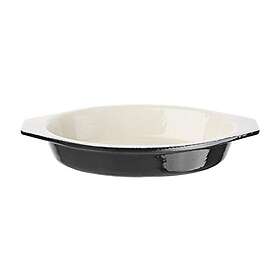 Vogue Cast Iron Oval Gratin Dish 650ml
