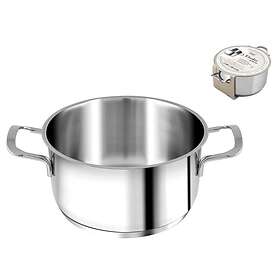 H&H Elodie Stainless Steel Casserole Dish 24cm