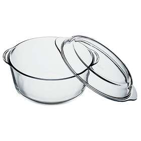 Pasabahce Round Glass Casserole Dish