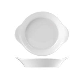 H&H Porcelain Round Casserole Dish 22.5cm