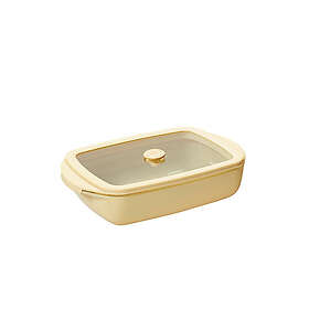 Pebbly Glas Rektangulär Roaster 0.8L