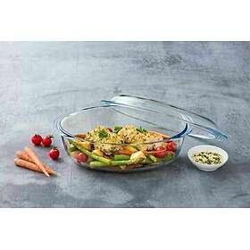 Pyrex Essentials Glass Oval Casserole Dish 4.0L